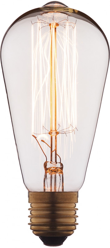 Ретро лампочка накаливания Эдисона E27 40 Вт теплое желтое свечение Loft It 1007 1007